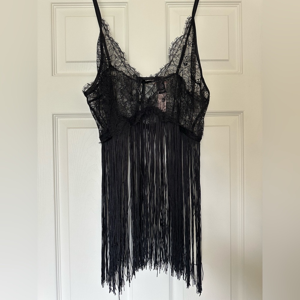 NWT Fringe Chemise Dress Top in Lace by Victoria's Secret